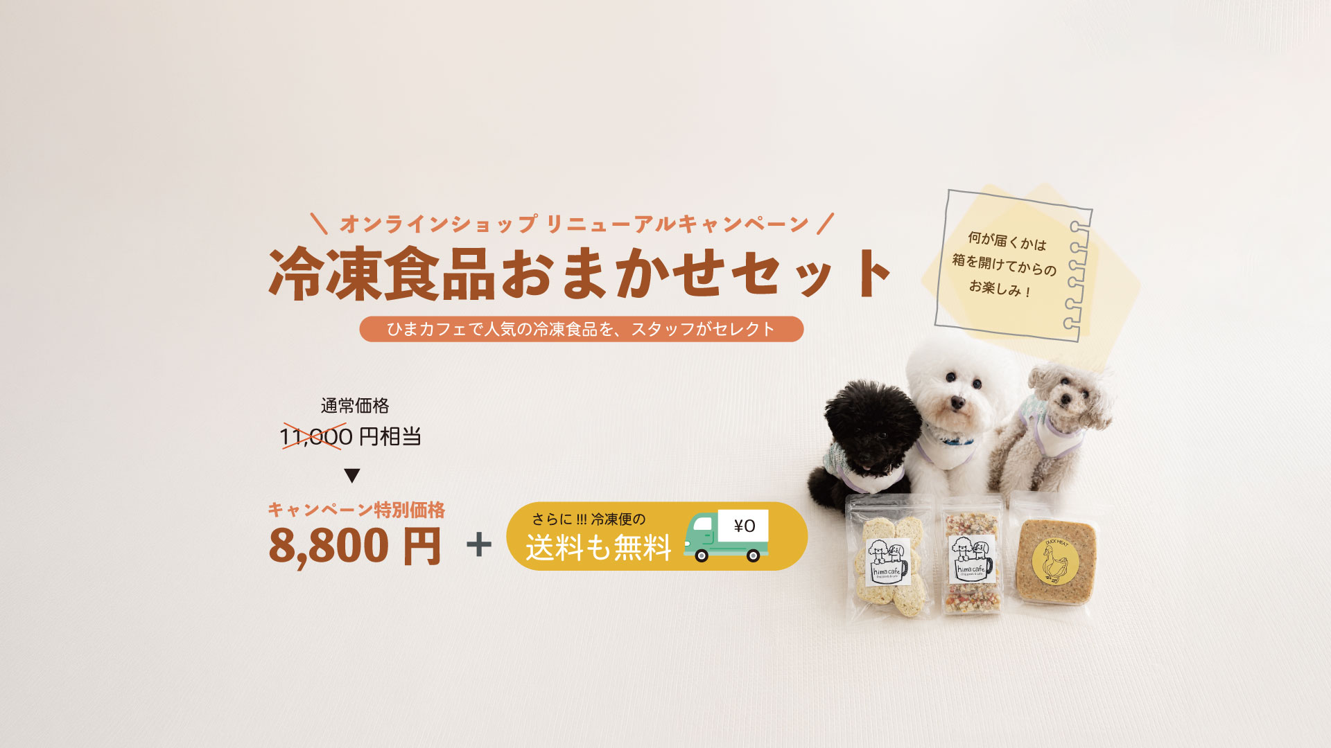 リニューアル記念！冷凍おまかせセット